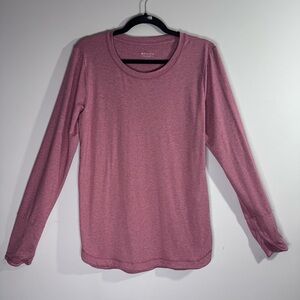 Athleta Long Sleeve Performance Top Women’s L Mauve Thumbholes